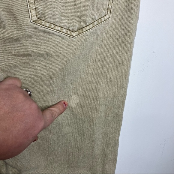 Pacsun Mom Jeans cream tan jeans size 28 - Picture 10 of 12